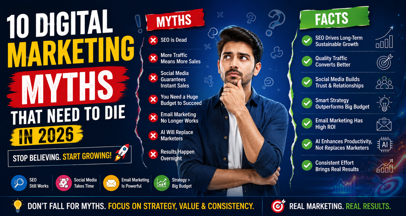digital marketing myths and facts