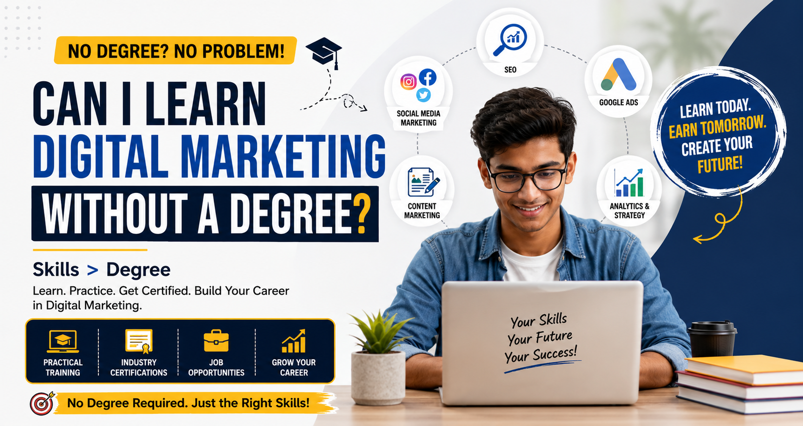 learn digital marketing without a degree